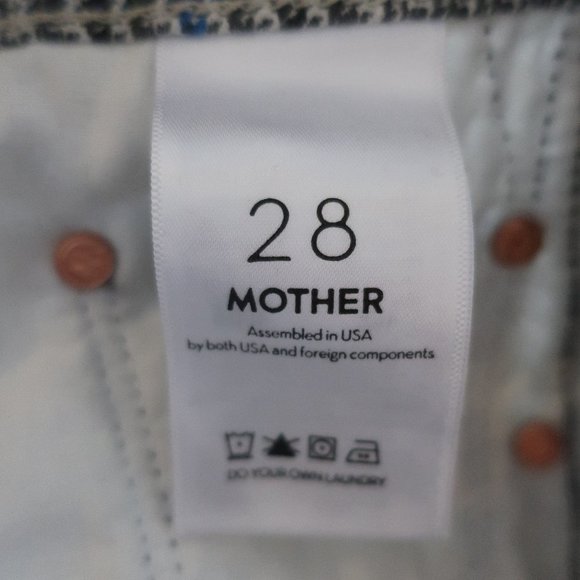 NWT MOTHER INSIDER ANKLE HAPPY PEOPLE READ PANT 28 - Picture 10 of 13